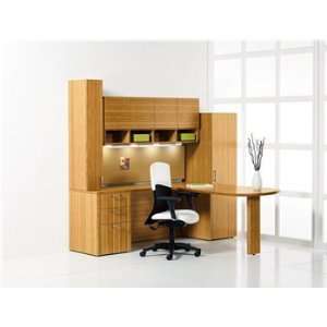  Jofco Tahke L Shaped Desk wtih Storage Hutch Office 
