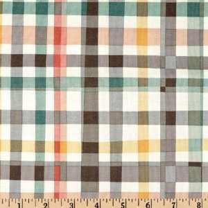  44 Wide Porcelina Plaid Cream Fabric By The Yard Arts 