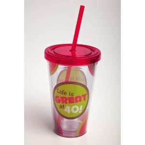  Life is Great at 40 Insulated Cup