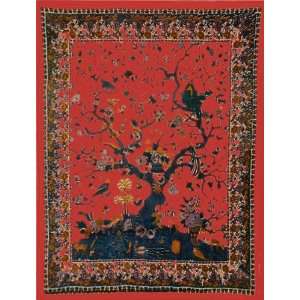  Tree of Origin Tapestry (Red) #7 