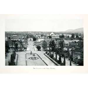  1906 Print Palace Fort Mysore Kamataka India Chamundi 
