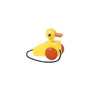   Montgomery Schoolhouse Quack Along Wooden Duck Pull Toy Toys & Games
