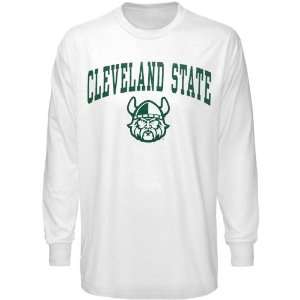  Cleveland State Vikings White Bare Essentials Long Sleeve 