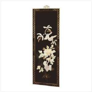  YELLOW FLORAL WOOD SCREEN