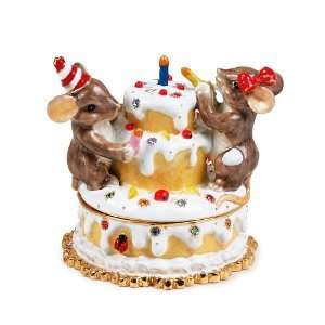   Charming Tales Mice and Birthday cake Figurine 2.25