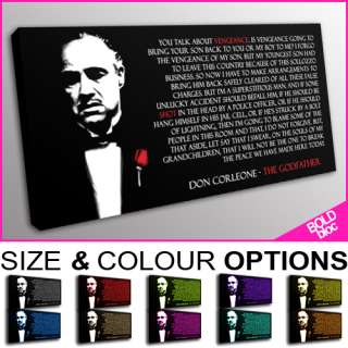 PREMIUM NEW   Quote The Godfather   10 COLOURS / SIZES  