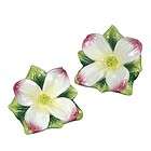 andrea by sadek dogwood majolica flowers salt pepper 61321 jay