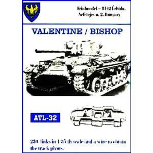   ATL32 1/35 Metal Track for British Valentine & Bishop. Toys & Games