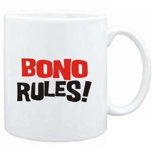  Mug White  Bono rules  Male Names
