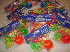 plastic neon jacks and ball sets 24 sets carnival toys