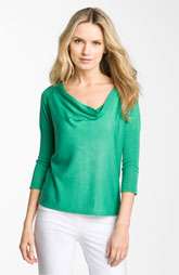 Eileen Fisher Drape Neck Top (Petite) $158.00