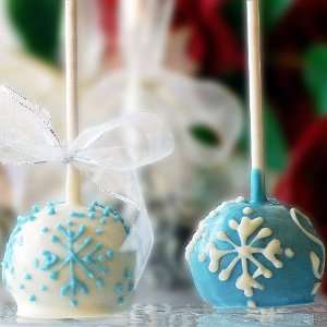  Mini Holiday Brownie Favor Pops