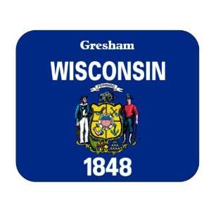  US State Flag   Gresham, Wisconsin (WI) Mouse Pad 