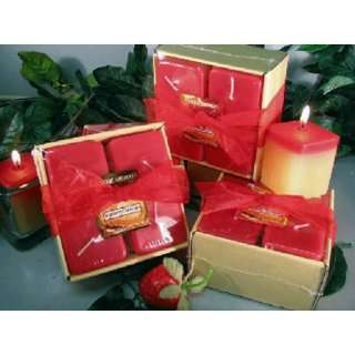   Cheesecake Scented Square Votive 4 piece Gift Set
