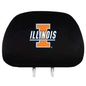  Illinois Set of Headrest Covers