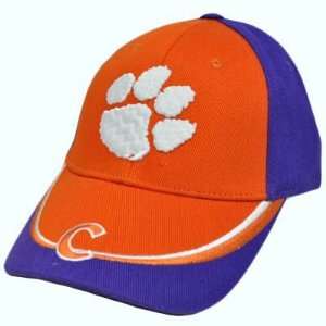  NCAA Clemson Tigers Purple Orange White Baseball Hat Cap 
