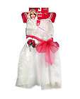 Barbie Wedding Dress Play Pretend Girl Costume Child Size 4 6X NEW