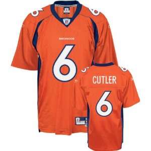  Jay Cutler Orange Reebok NFL Premier Denver Broncos Jersey 