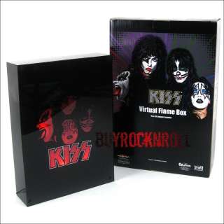   Spencer Gifts KISS Virtual Flame Box   NEW (Light Figure Faces)  