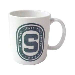 Michigan State Spartans Mug Block S Oval Design  Sports 