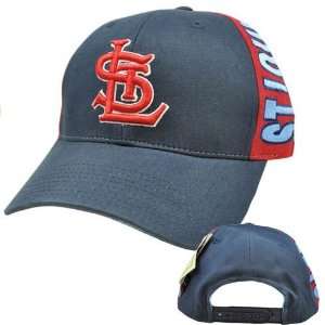  MLB St Saint Louis Navy Dark Light Blue Red Snapback 