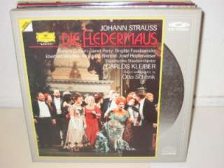 Strauss Die Fledermaus 86 Opera BOX SET laserdisc  
