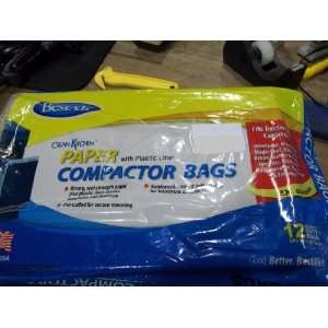   Clean Kitchen paper with Plastic Liner Compactor Bags 