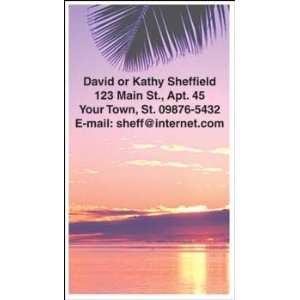  Island Paradise Contact Cards