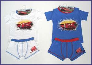 Disney Pixar Cars Boys Underwear Set Boxer Trunks Briefs T Shirt 2 3 4 