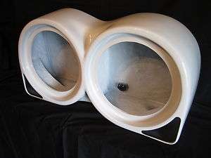 100% fiberglass Dual 12 inch sub speaker enclosure, speaker box 