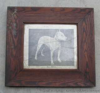 Antique Arts & Crafts Era Oak Wood Frame 3 7/8 Width c1910  