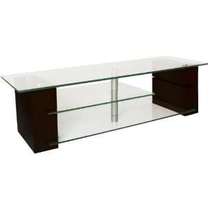  Plateau Balance Wood and Glass TV Stand for 36 60 inch 