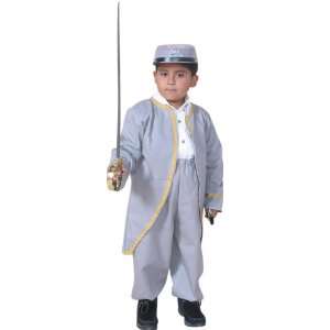  Childs Confederate Soldier Costume (SizeSm 4 6) Toys 