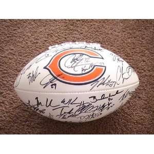 2011 Chicago Bears Team Signed Autographed Full Size 