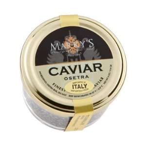 Italian Farmed Osetra Baerii Caviar 4 Grocery & Gourmet Food
