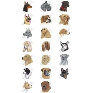  Dogs Embroidery Designs by Dakota Collectibles on a CD ROM 