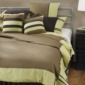 Rizzy Home BT 683 Chelsea Bedding Set in Brown / Gold  