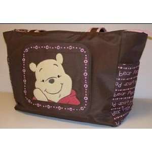  Disney Pooh Pink XOXO Large Tote Diaper Bag Baby