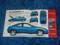 1997 Fiat Coupe 20v Turbo IMP Brochure  