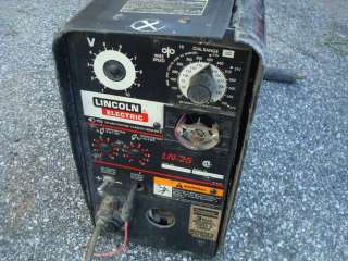 LINCOLN LN 25 SUITCASE WIRE FEEDER WELDER FOR PARTS/REPAIR  