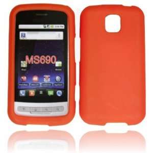  ORANGE SILICON SKIN CASE FOR MS690 Cell Phones 