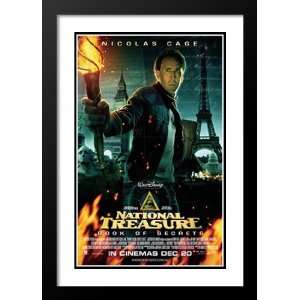  National Treasure Secrets 32x45 Framed and Double Matted Movie 