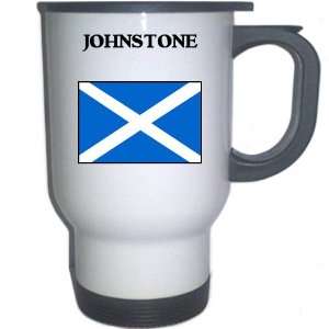 Scotland   JOHNSTONE White Stainless Steel Mug
