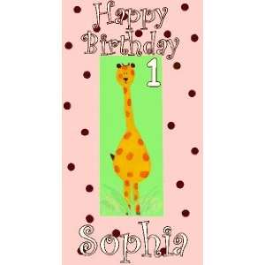  Giraffe Birthday Banner, Match your color themes Health 