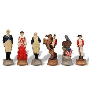    American Revolutionary War II Theme Chess Set Toys & Games
