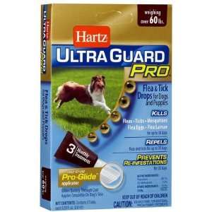 Ultra Guard Pro Flea & Tick Drops   Dogs   Over 60 lb (Quantity of 3)