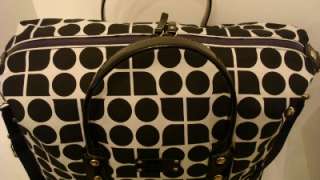 Kate Spade Glenmoor Noel Black Juliet Travel Duffle & Cosmetic Bag Set 