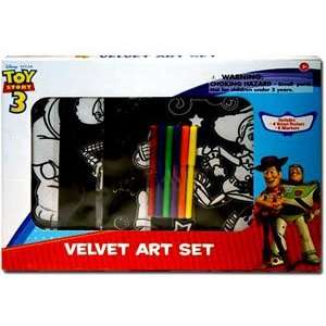  Toy Story 3 Velvet Art Set 3PK Assortment Toys & Games