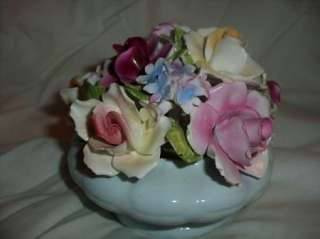 CHARLES Staffordshire English Bone China Floral Vase  