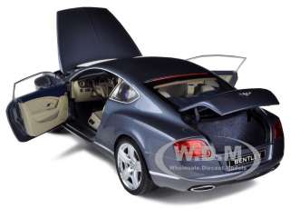   diecast car model of 2011 bentley continental gt metallic grey die